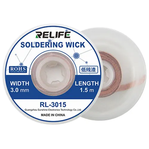 Replacement for RELIFE RL-20C 3015 SUCKING WIRE SOLDER WICK - Quality Phone Parts in Sri Lanka
